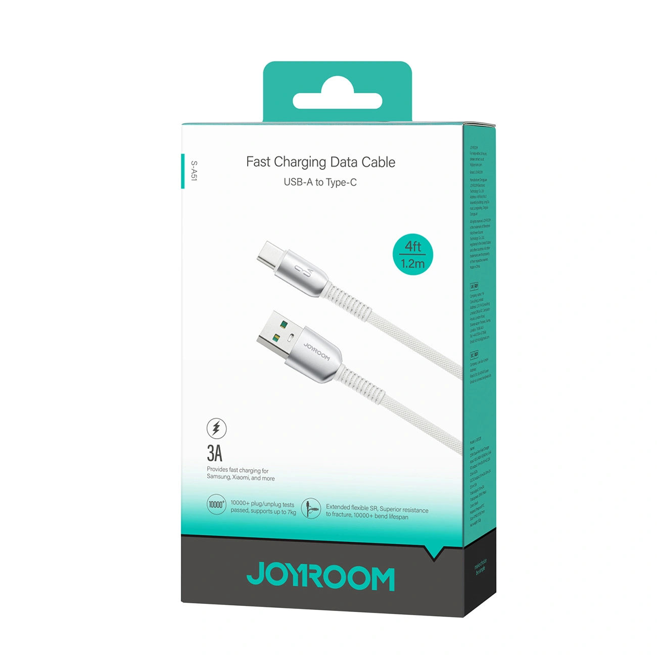Joyroom S-A51 Cutting-Edge Series 3A USB-A / USB-C cable 1.2m grey