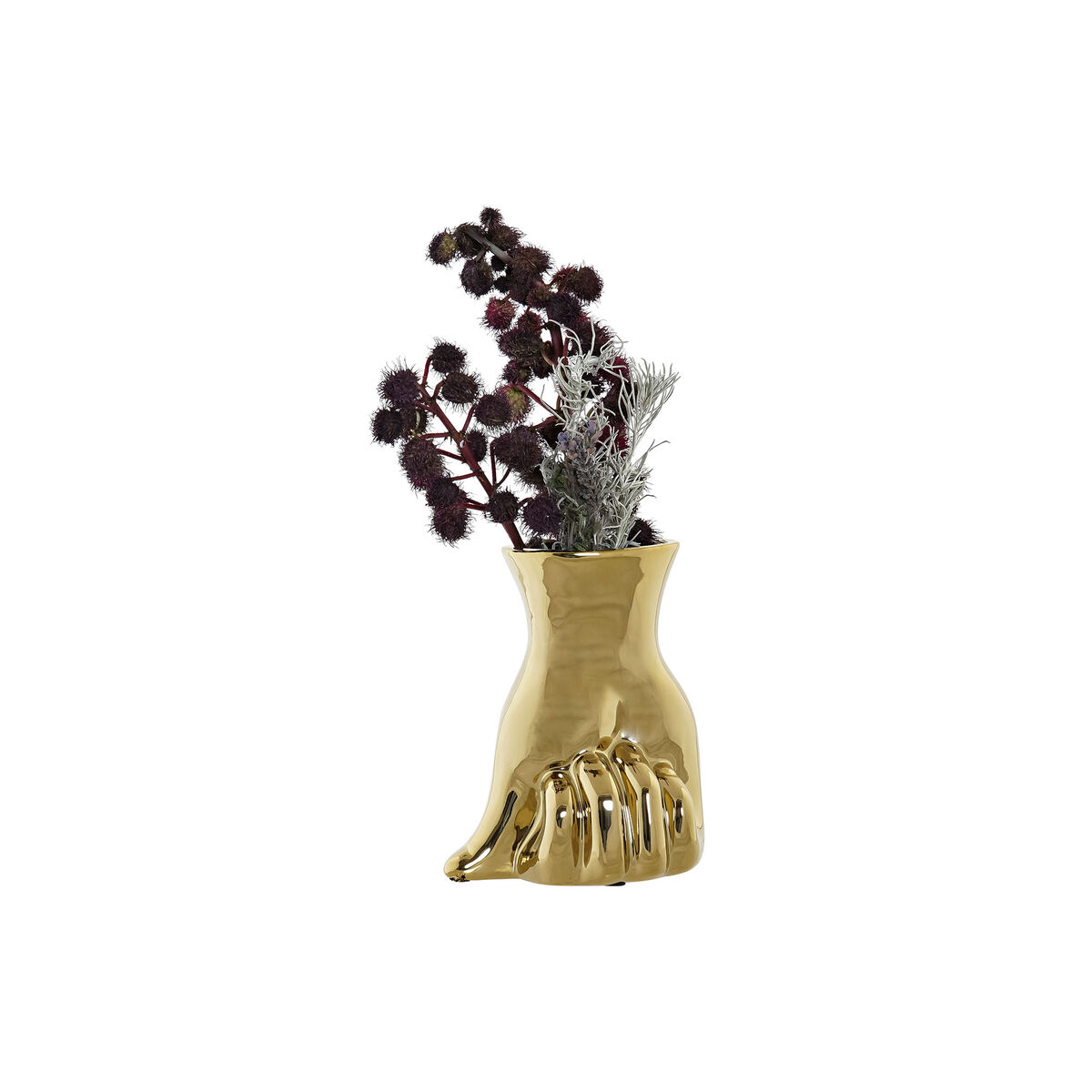Wazon DKD Home Decor Złoty Kamionka 17 x 12 x 21 cm