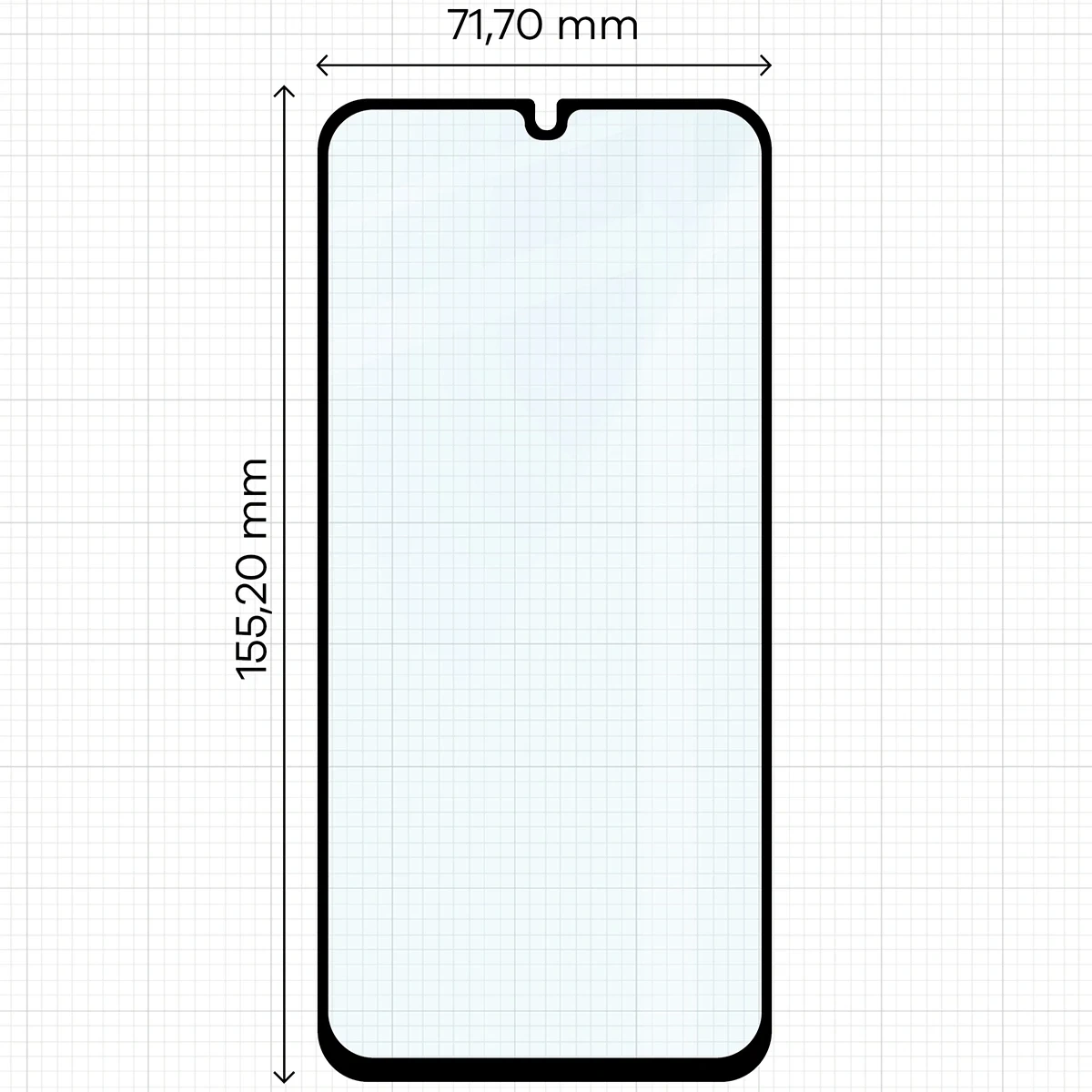 Szkło hartowane Bizon Glass Edge Duo do Samsung Galaxy A15 4G / 5G / A25 5G / M15 5G czarna ramka [2 PACK]