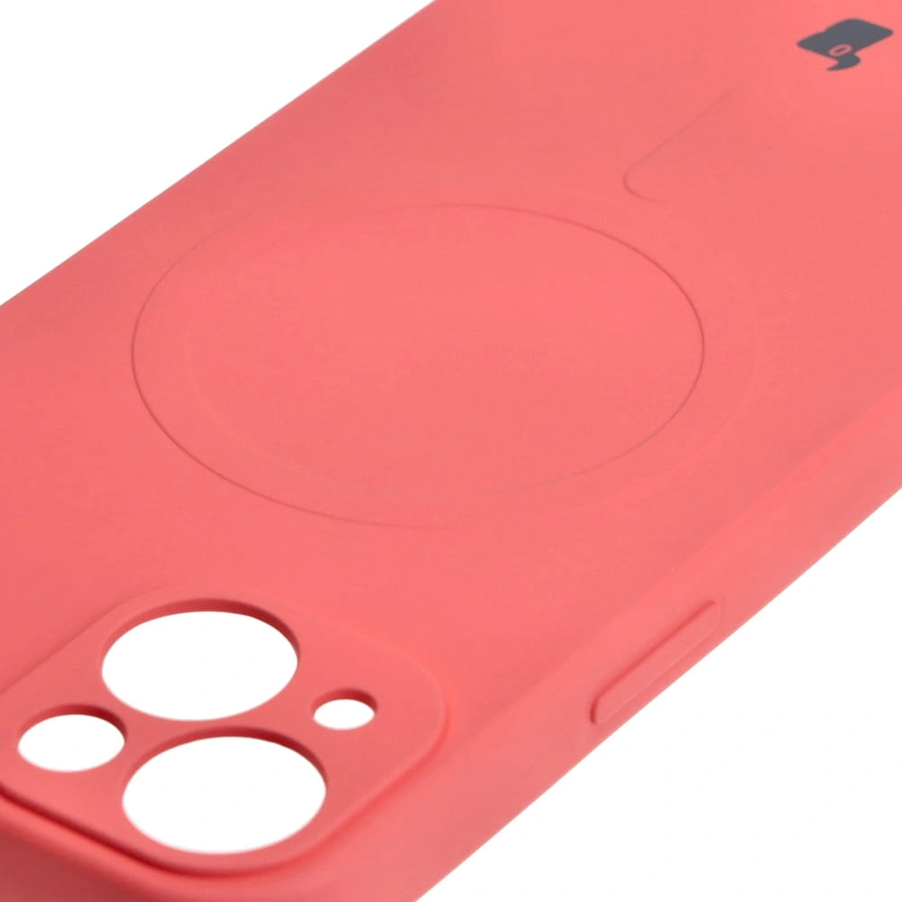 Bizon Case Silicone Magnetic Apple iPhone 13 dirty pink