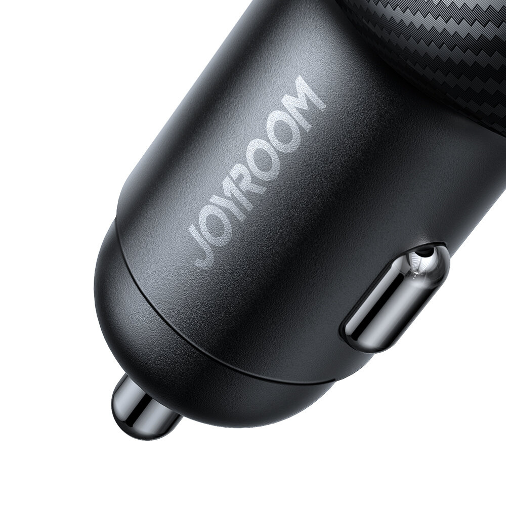 Joyroom car charger with display JR-CCD03 3xUSB-A 3.4A black