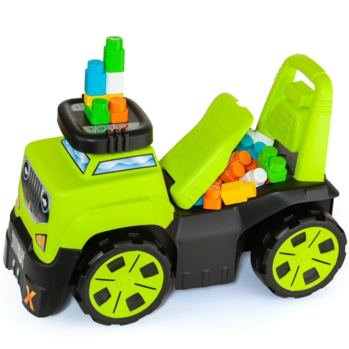 Tricycle Moltó 3x1 Wheels & Blocks Green 89 cm 10 Pieces