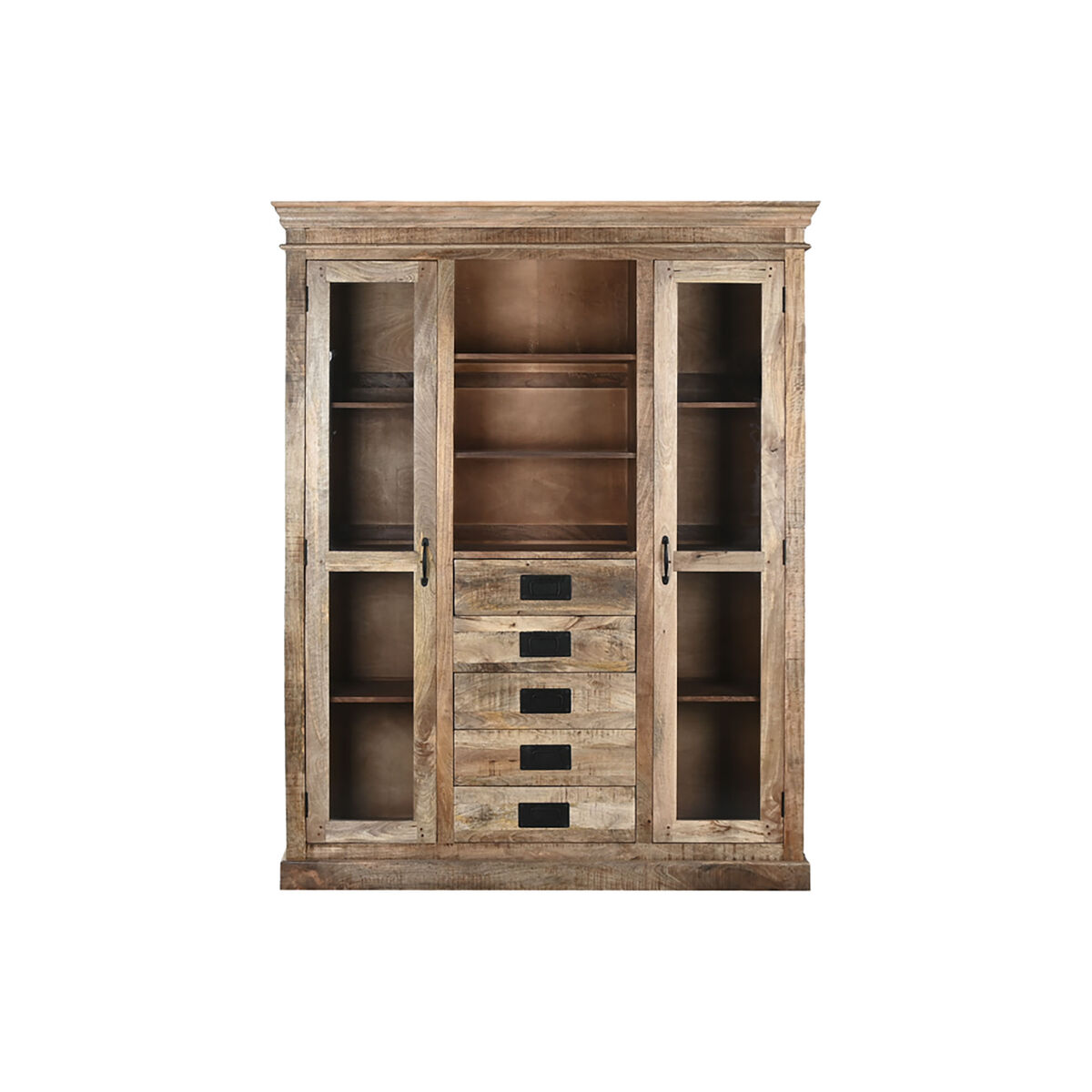 Display Stand Home ESPRIT Brown Crystal Mango wood 165 x 45 x 210 cm