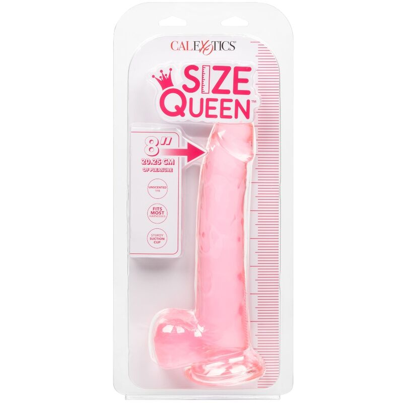 CALEX SIZE QUEEN DILDO - PINK 20.3 CM