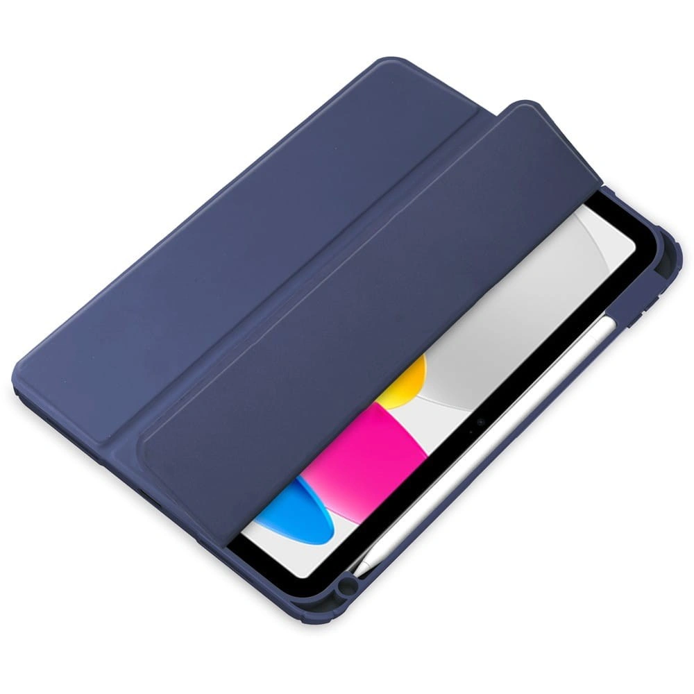 Bizon Case Tab Clear Matt Apple iPad 10 10.9 2022 navy blue