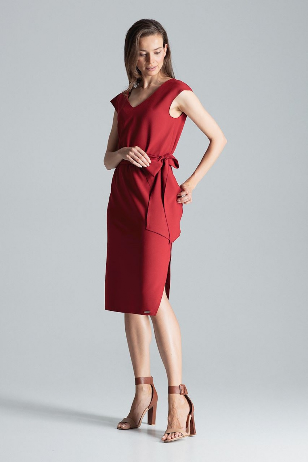 Alltagskleid model 135793 Figl rot Damen