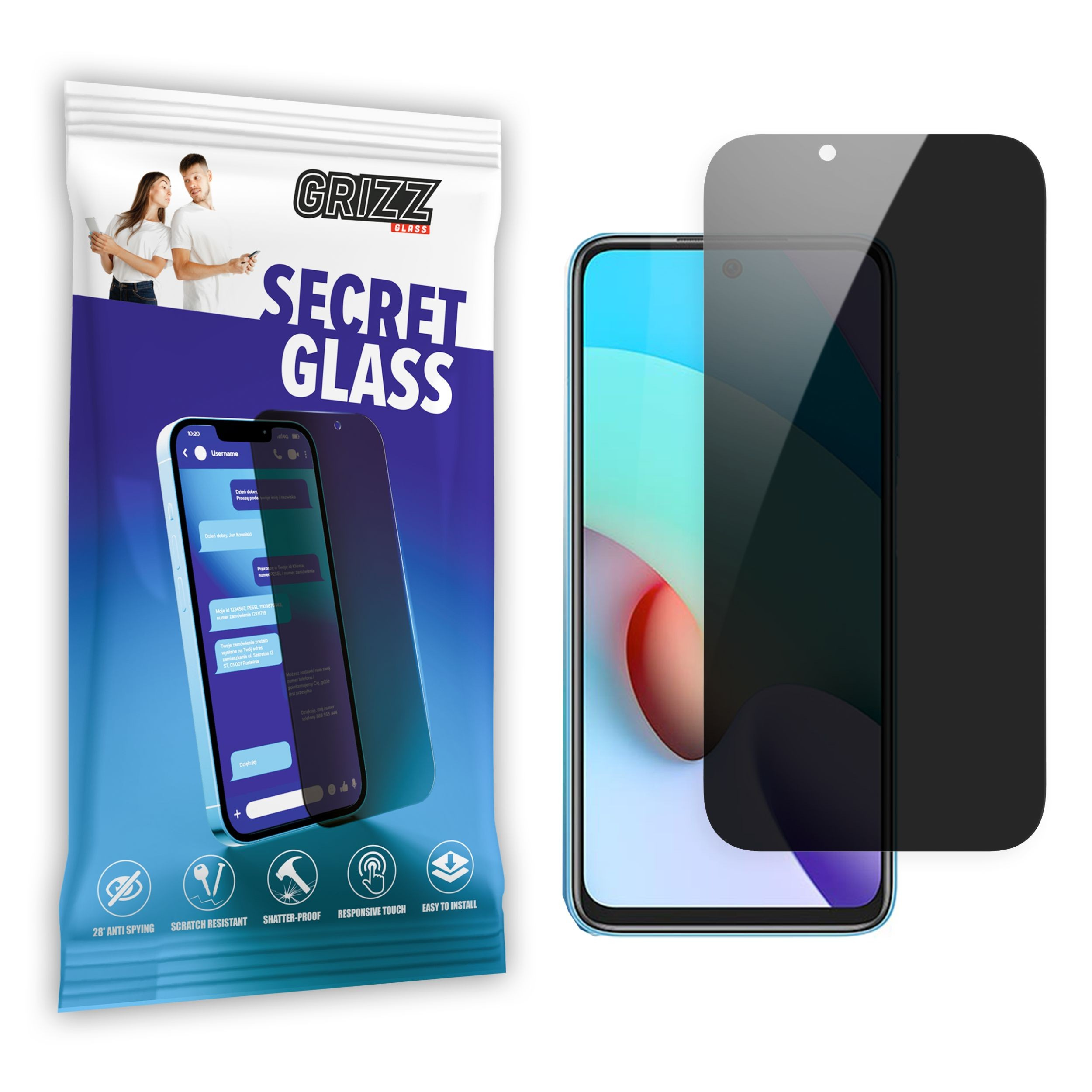 GrizzGlass SecretGlass Xiaomi Redmi 10 2022