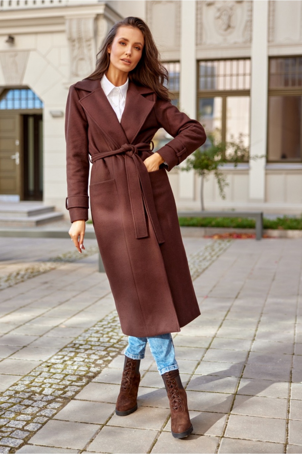  Coat model 185984 Roco Fashion  brown