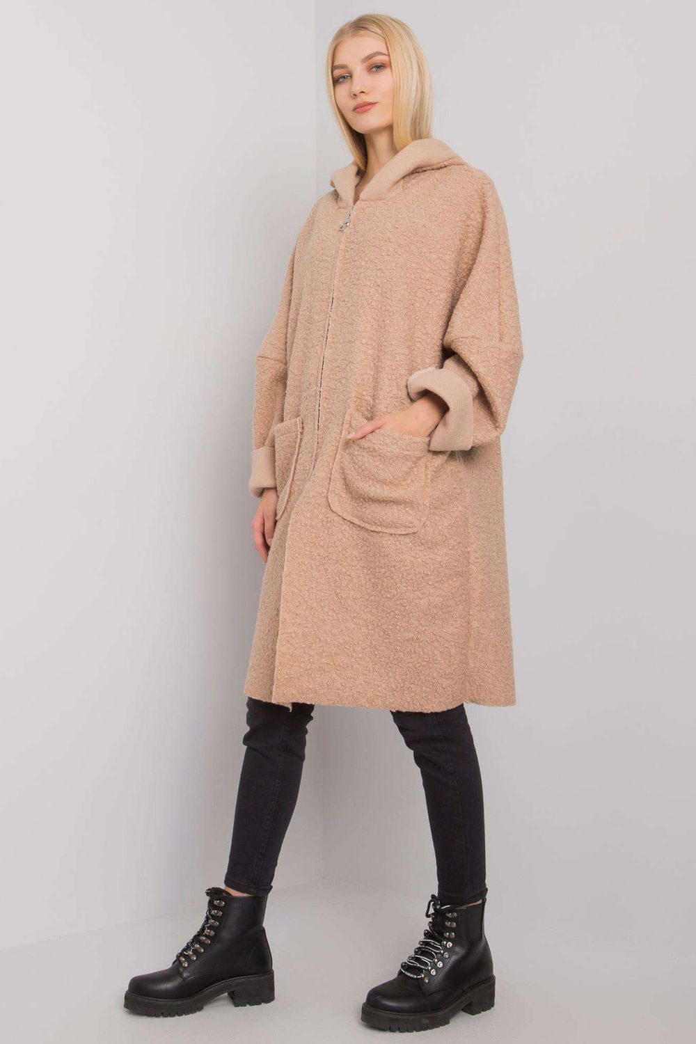  Coat model 159760 Och Bella  beige
