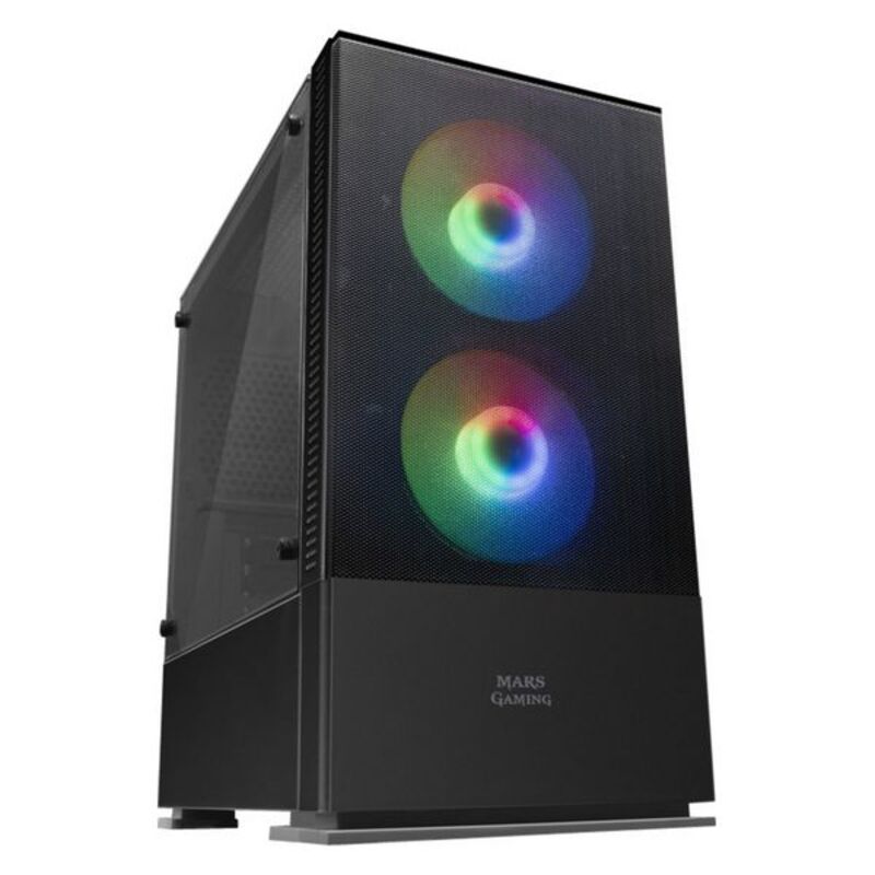 ATX/mATX Semi-tower Box Mars Gaming LED RGB LED RGB Micro ATX