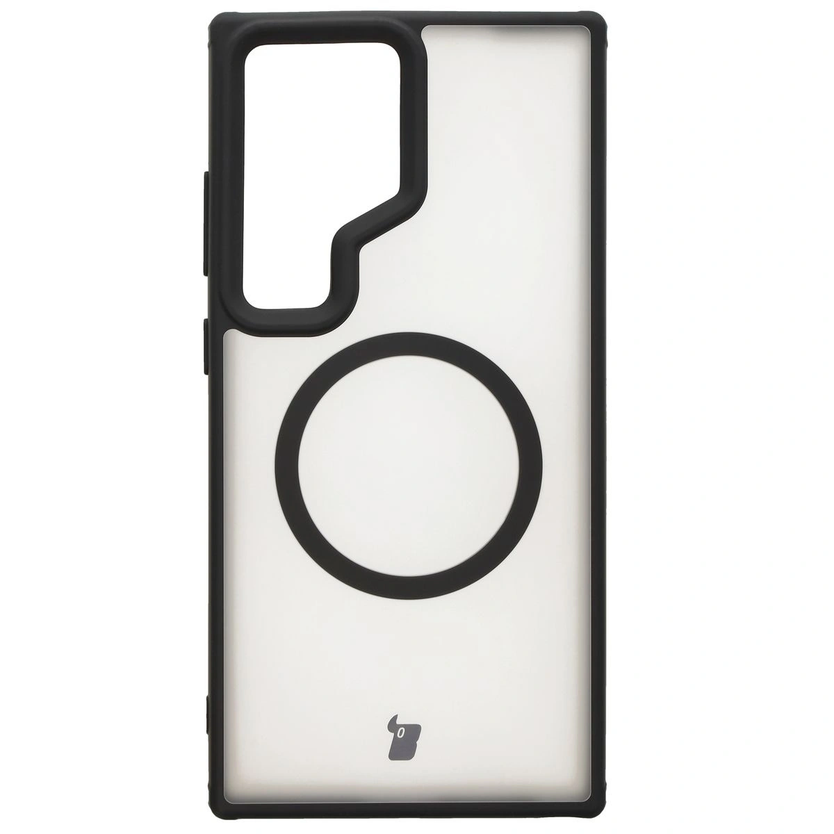 Bizon Case MatteO Samsung Galaxy S24 Ultra transparent with black frame