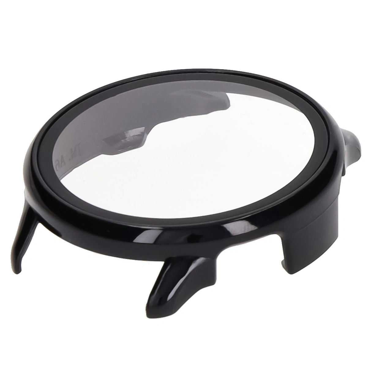 Etui ze szkłem do zegarka Bizon Case+Glass Watch do Garmin Vivoactive 6 czarne