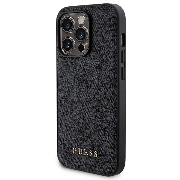 Guess GUBPM5P15L4GEMGK Apple iPhone 15 Pro hardcase + Powerbank 5000mAh MagSafe 4G Metal Logo black