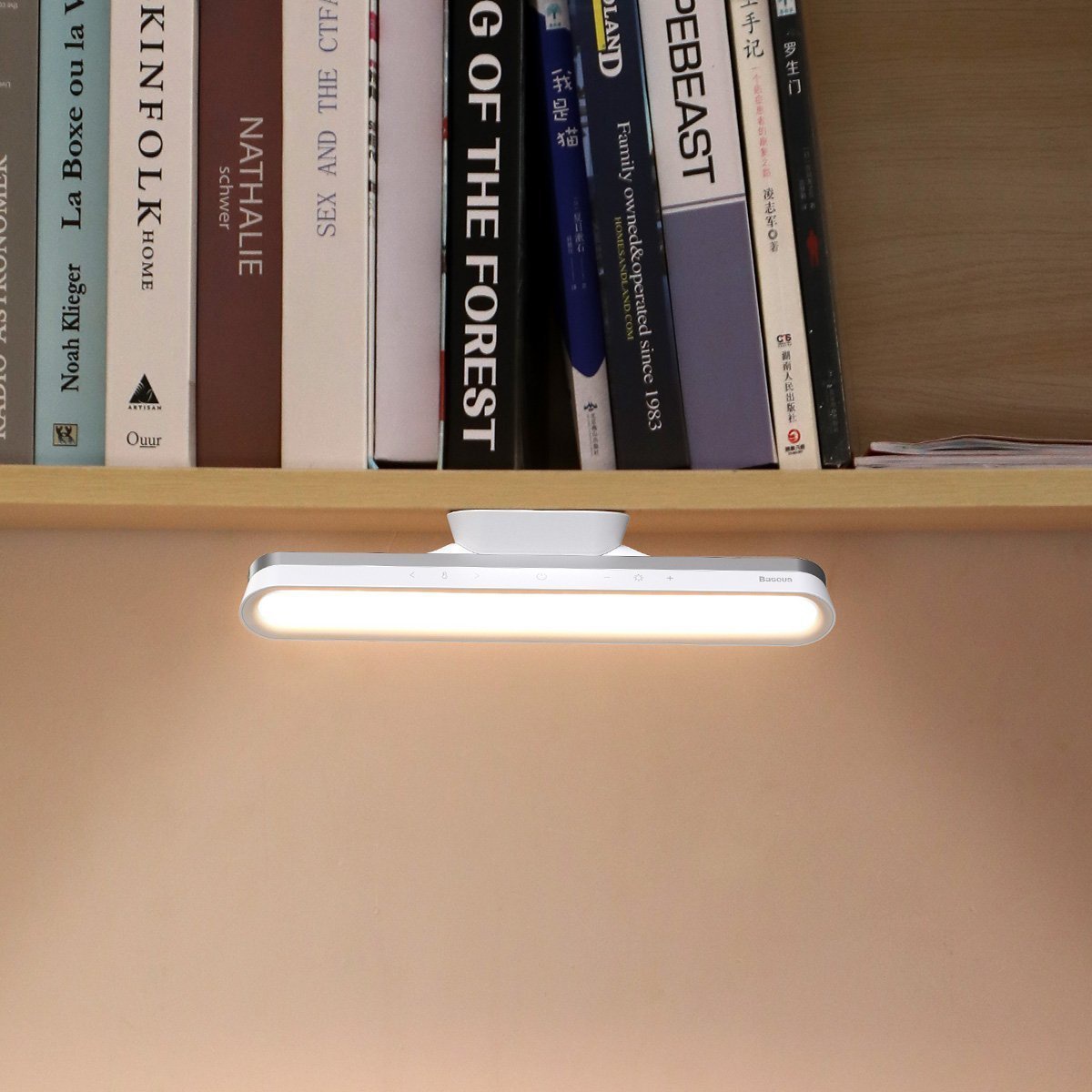 Baseus Magnetic Stepless Lamp Pro, with a touch panel (white)