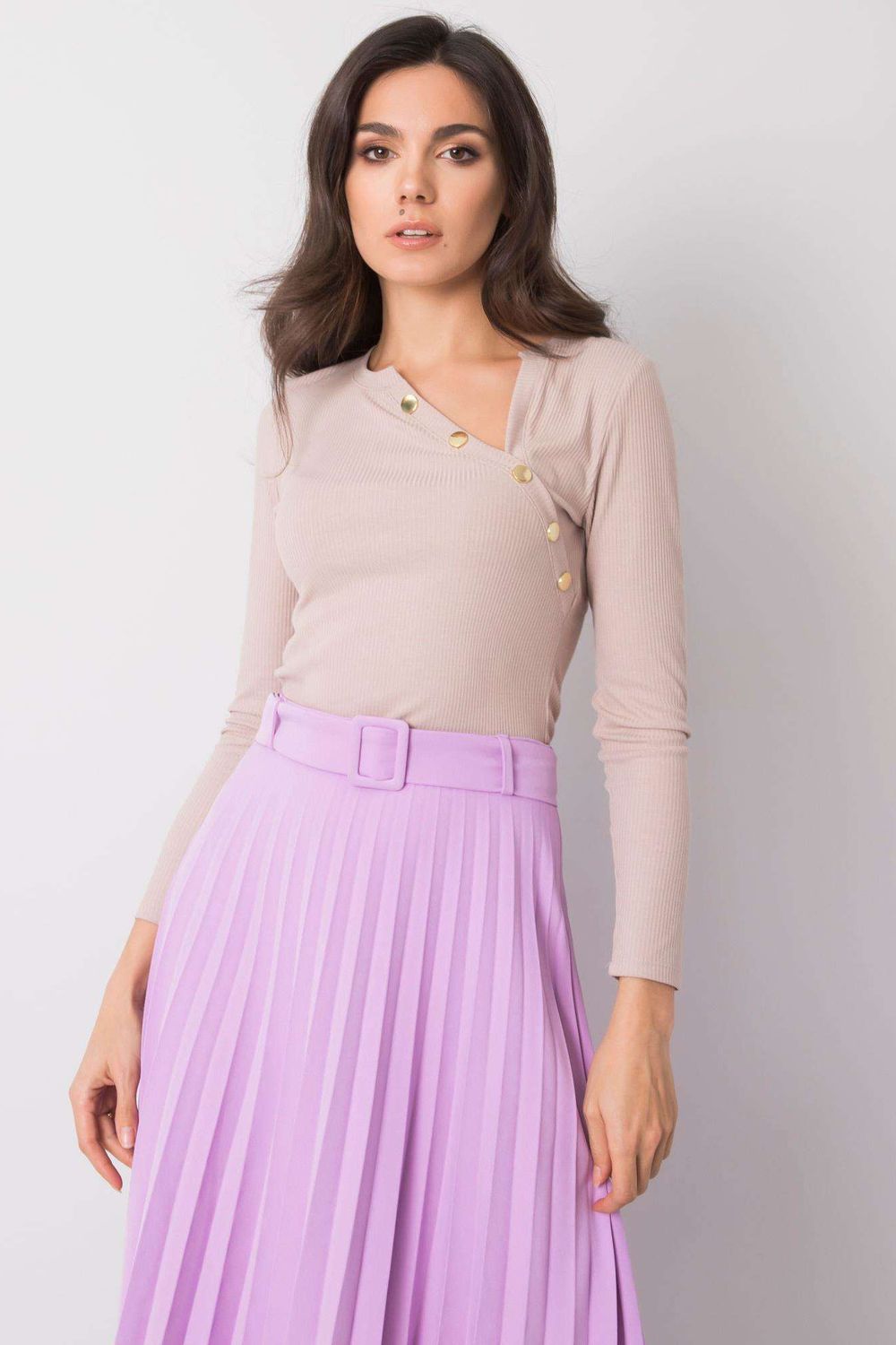  Blouse model 159785 Och Bella  beige