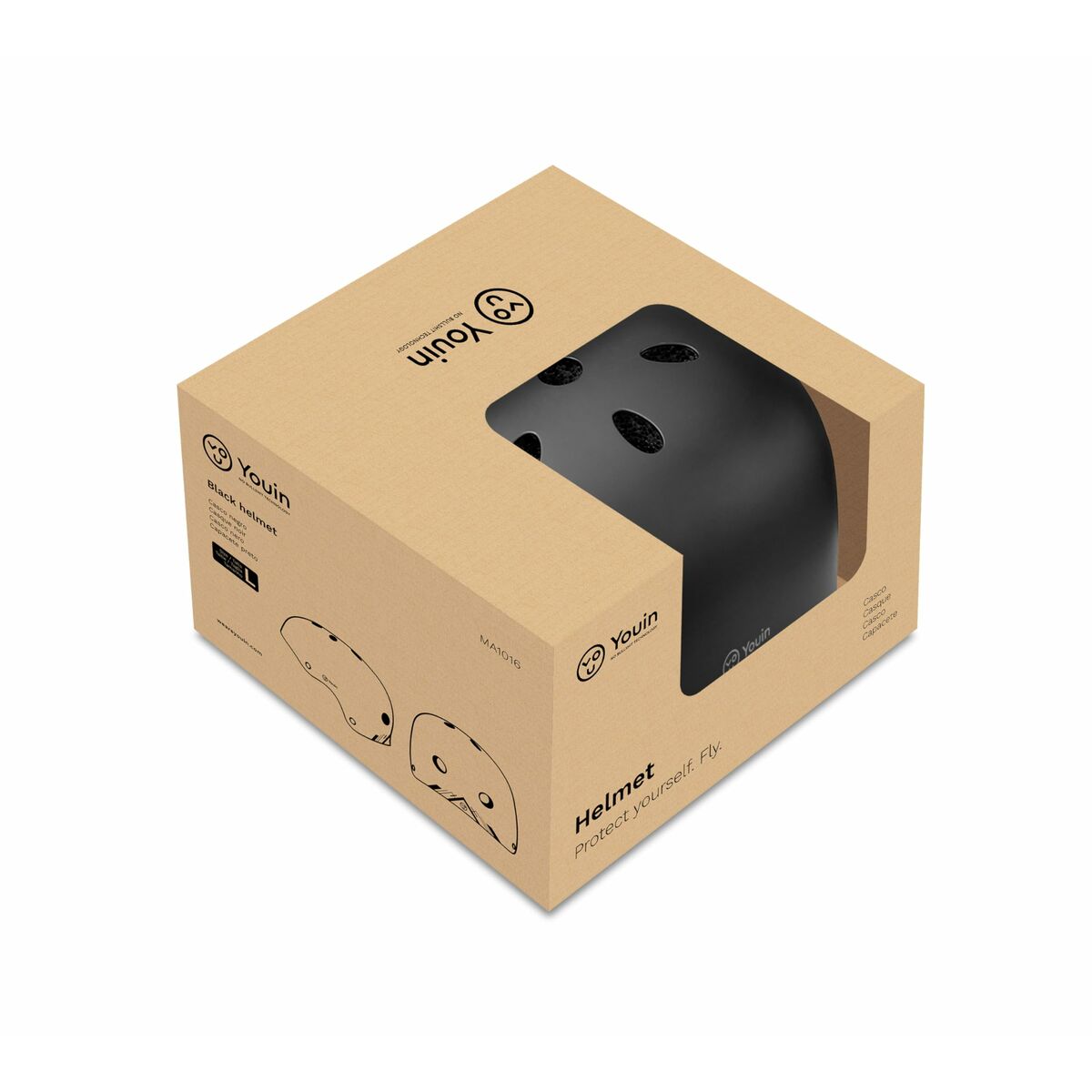Helmet Youin YOUIN MA1016 Black L