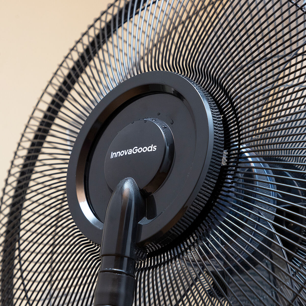 Nebuliser Pedestal Fan with Remote Control InnovaGoods Mistinn Black 90 W 2,8 L Nebuliser Pedestal Fan with Remote Control InnovaGoods Mistinn Black 90 W 2,8 L