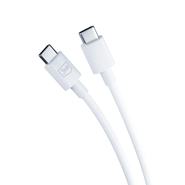 3MK Hyper Charger PD 25W white + USB-C / USB-C cable
