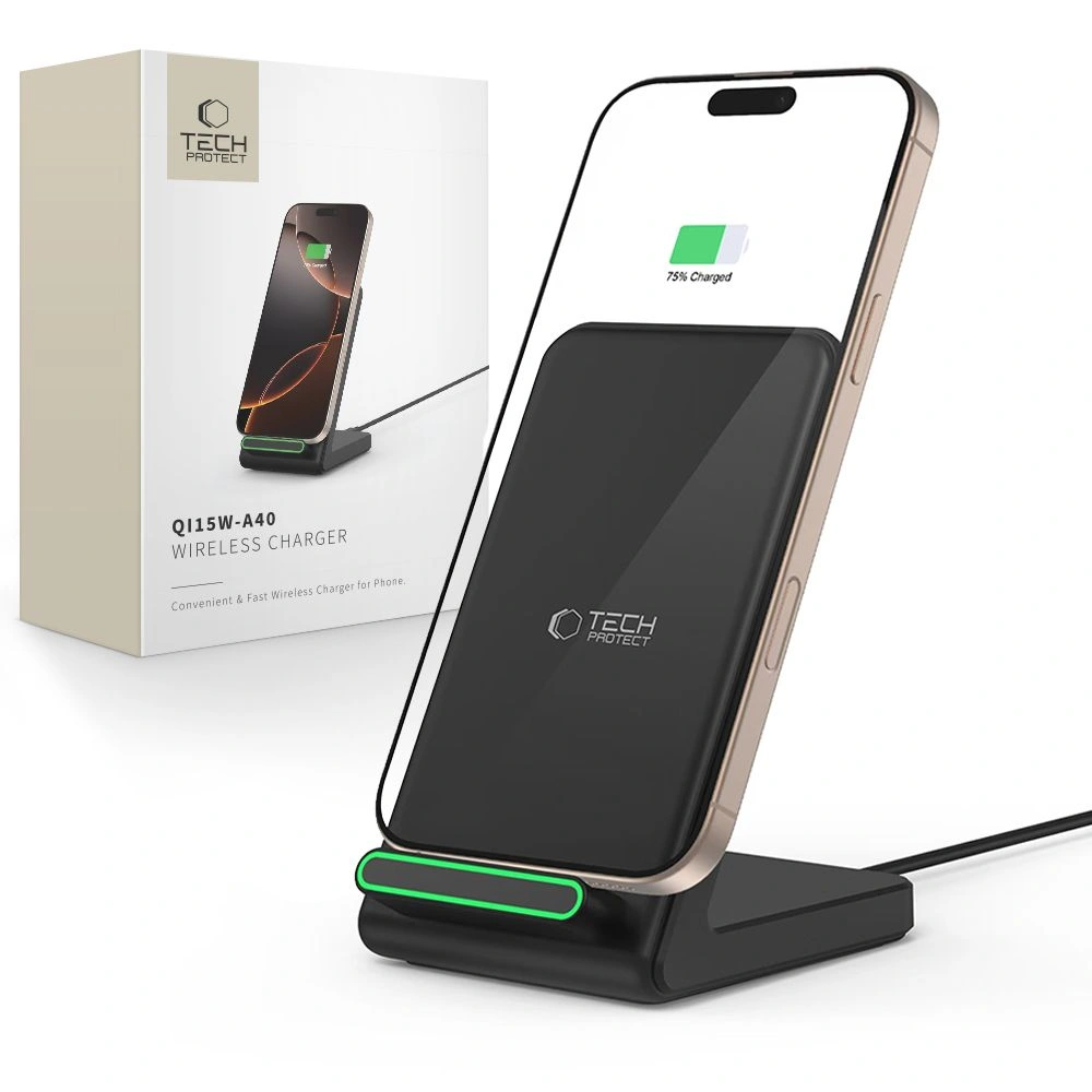 Tech-Protect QI15W-A40 Wireless Charger Black