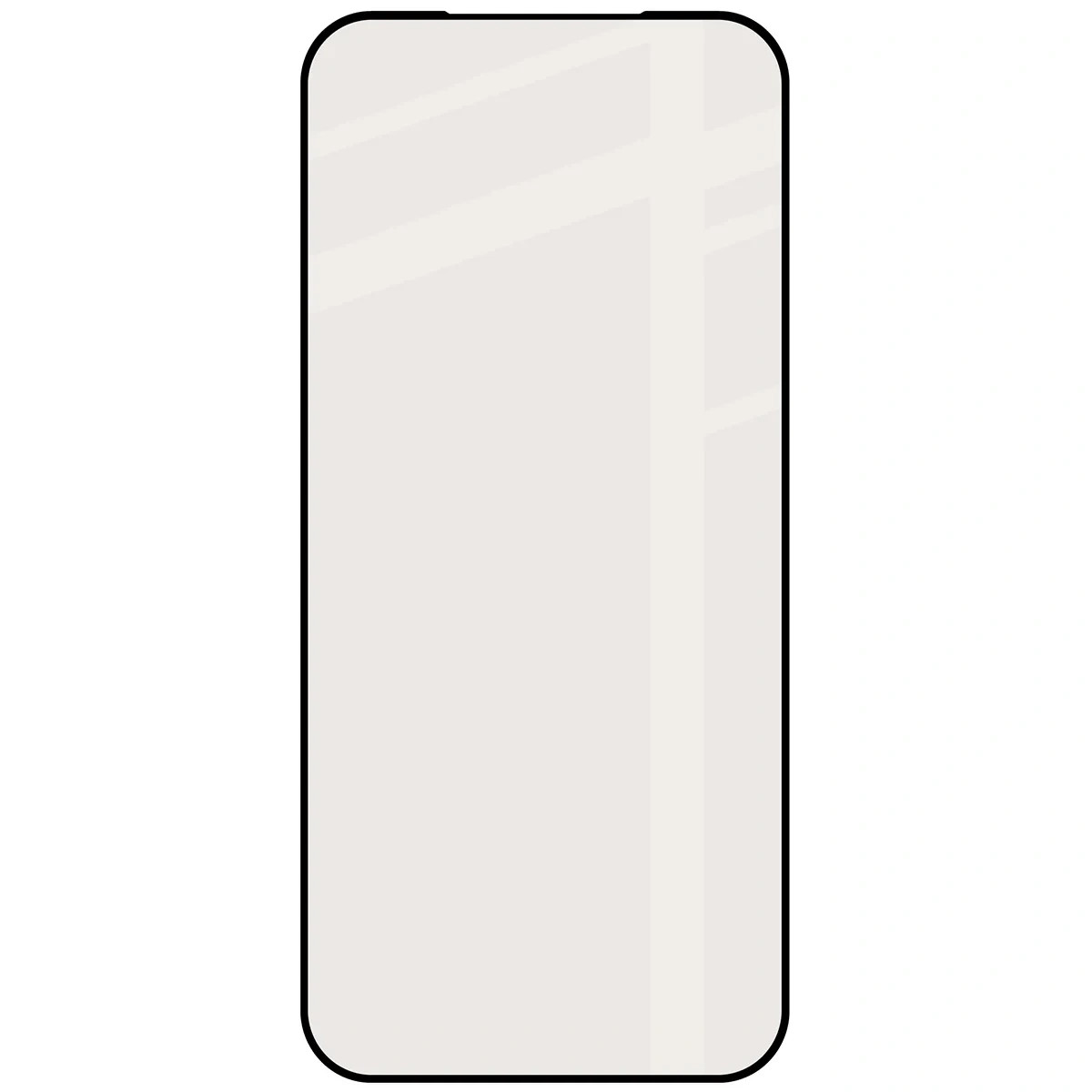 Matowe szkło hartowane Bizon Glass Matte do Apple iPhone 17 Pro Max, czarna ramka