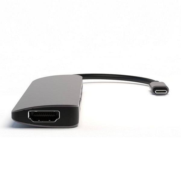  HUB 6w1 DeX Function 4smarts 2xUSB-A 3.0 / USB-C / HDMI / SD / MicroSD szary