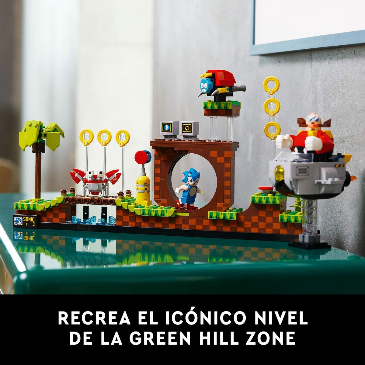 Playset Lego Ideas 21331 Sonic the Hedgehog Green Hill Zone (1125 Pieces)