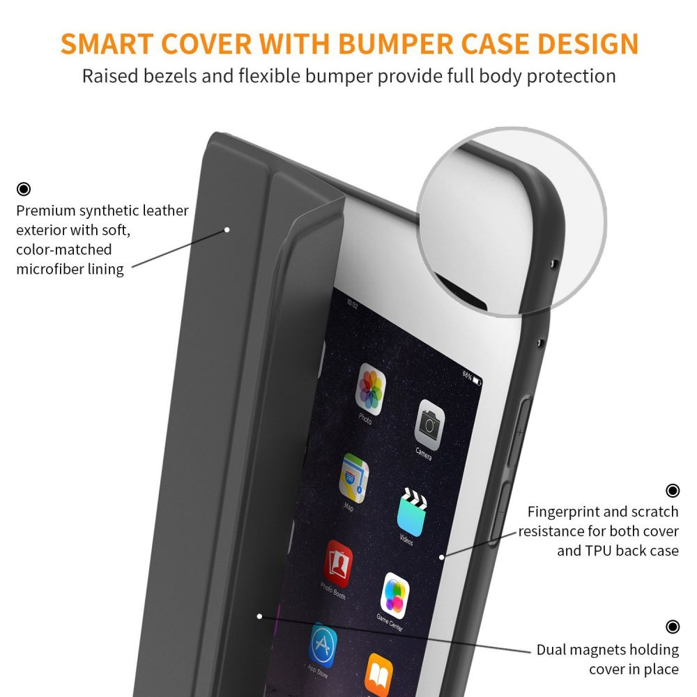 Tech-Protect Smartcase Apple iPad Air 9.7 2014 2 Gen Black