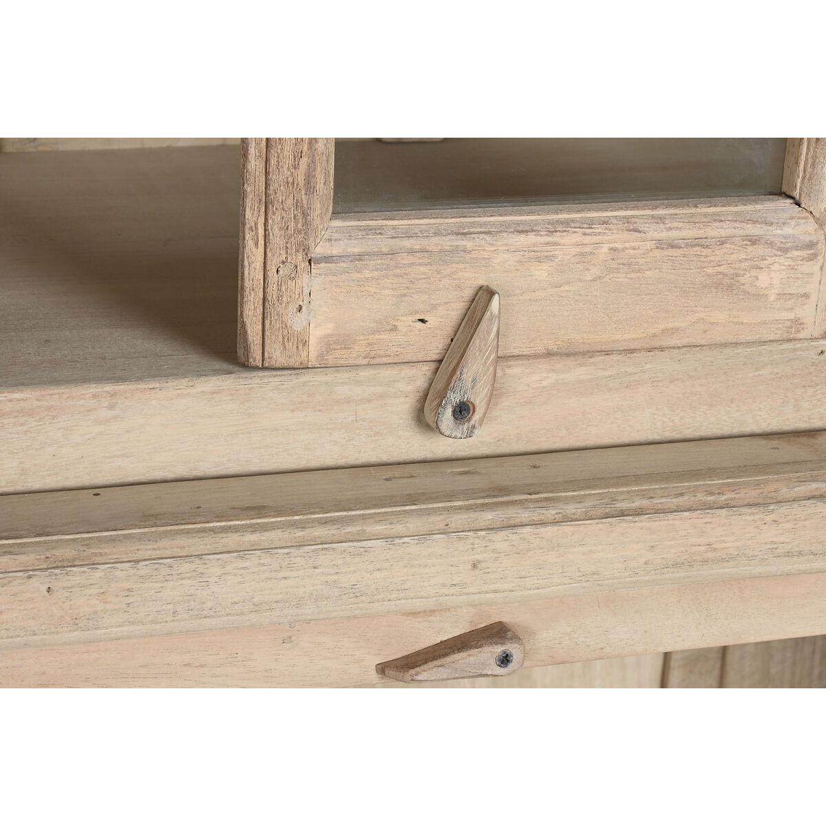 Display Stand Home ESPRIT Natural Teak Mango wood 266 x 46 x 251 cm