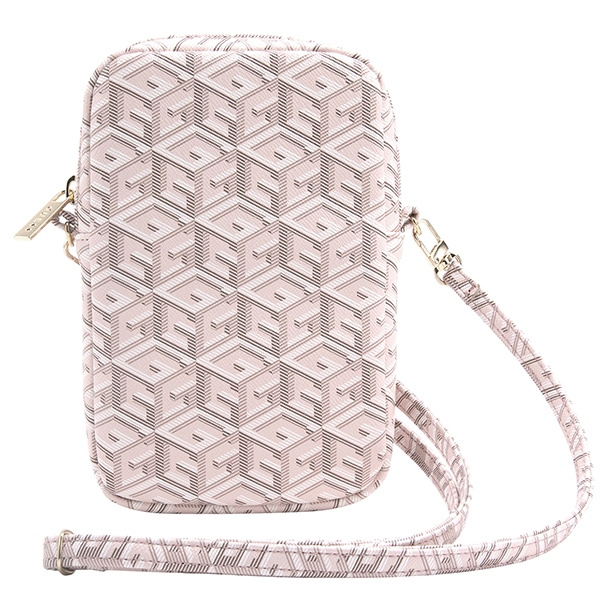 Guess GUWBZPGCSPGP Zip GCube Bottom Stripe pink