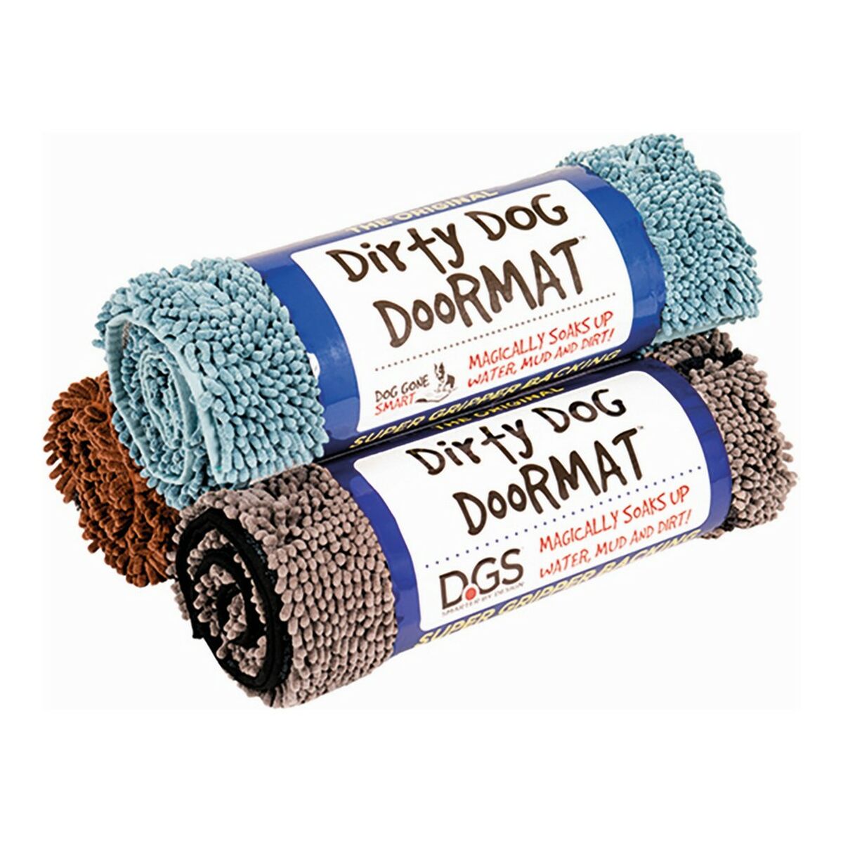 Dog Carpet Dog Gone Smart Microfibres Dark blue (89 x 66 cm)