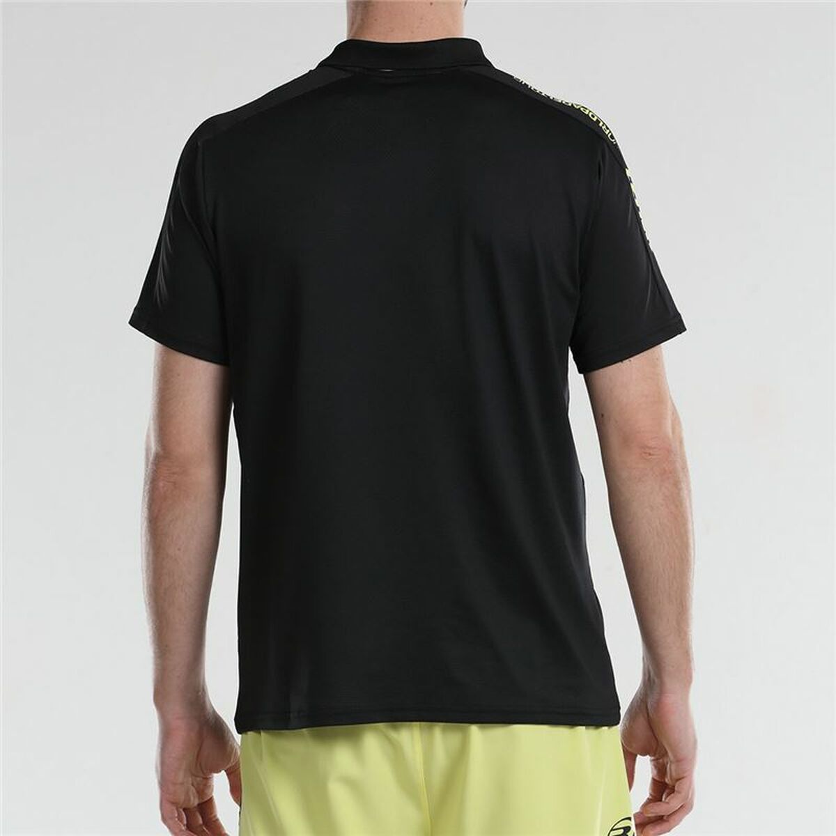 Men’s Short Sleeve Polo Shirt Bullpadel Liceo Padel Black Men’s Short Sleeve Polo Shirt Bullpadel Liceo Padel Black