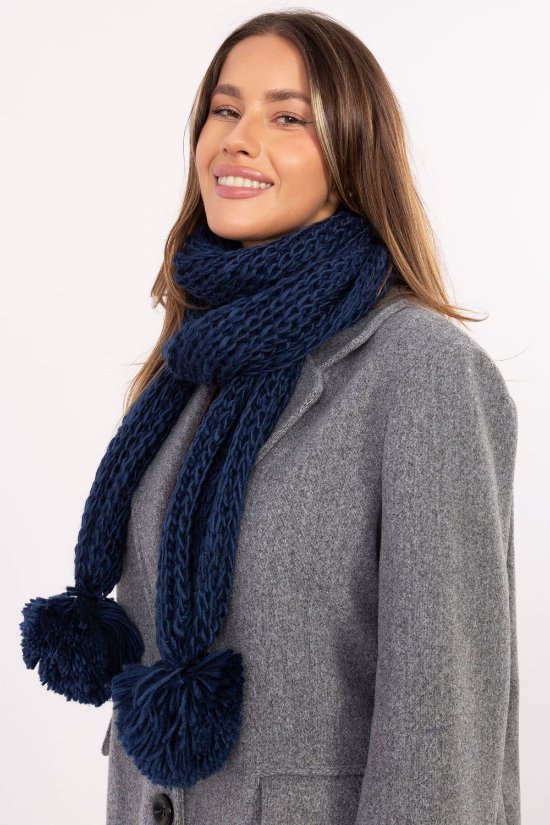  Shawl model AT  navy blue