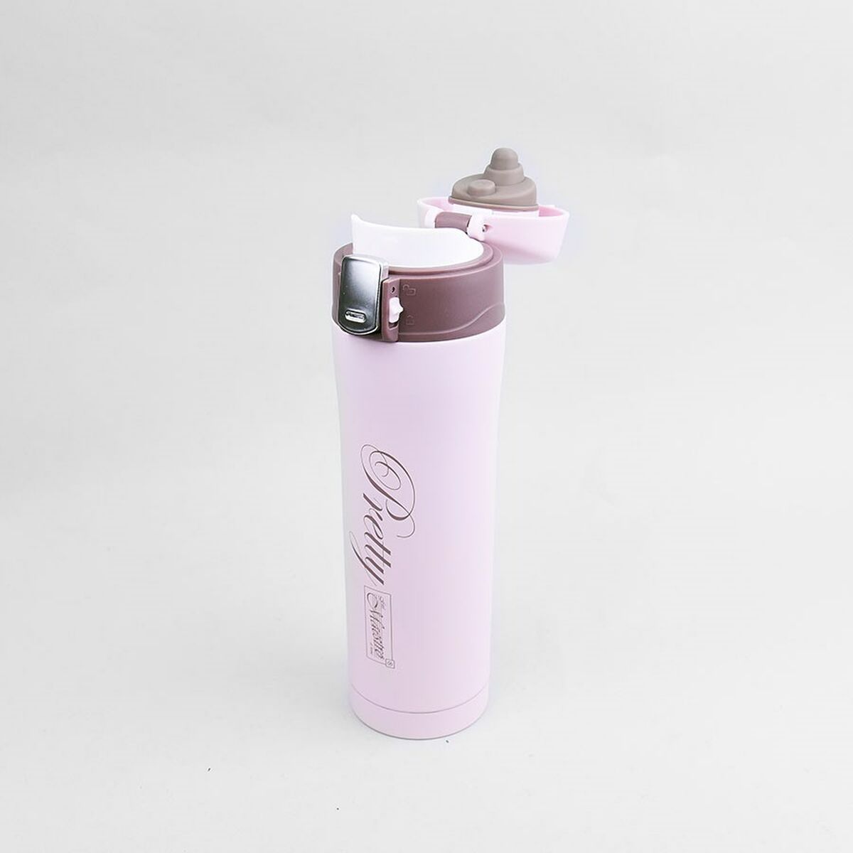 Thermos Feel Maestro MR-1643-40C Pink Stainless steel Natural rubber Plastic 400 ml