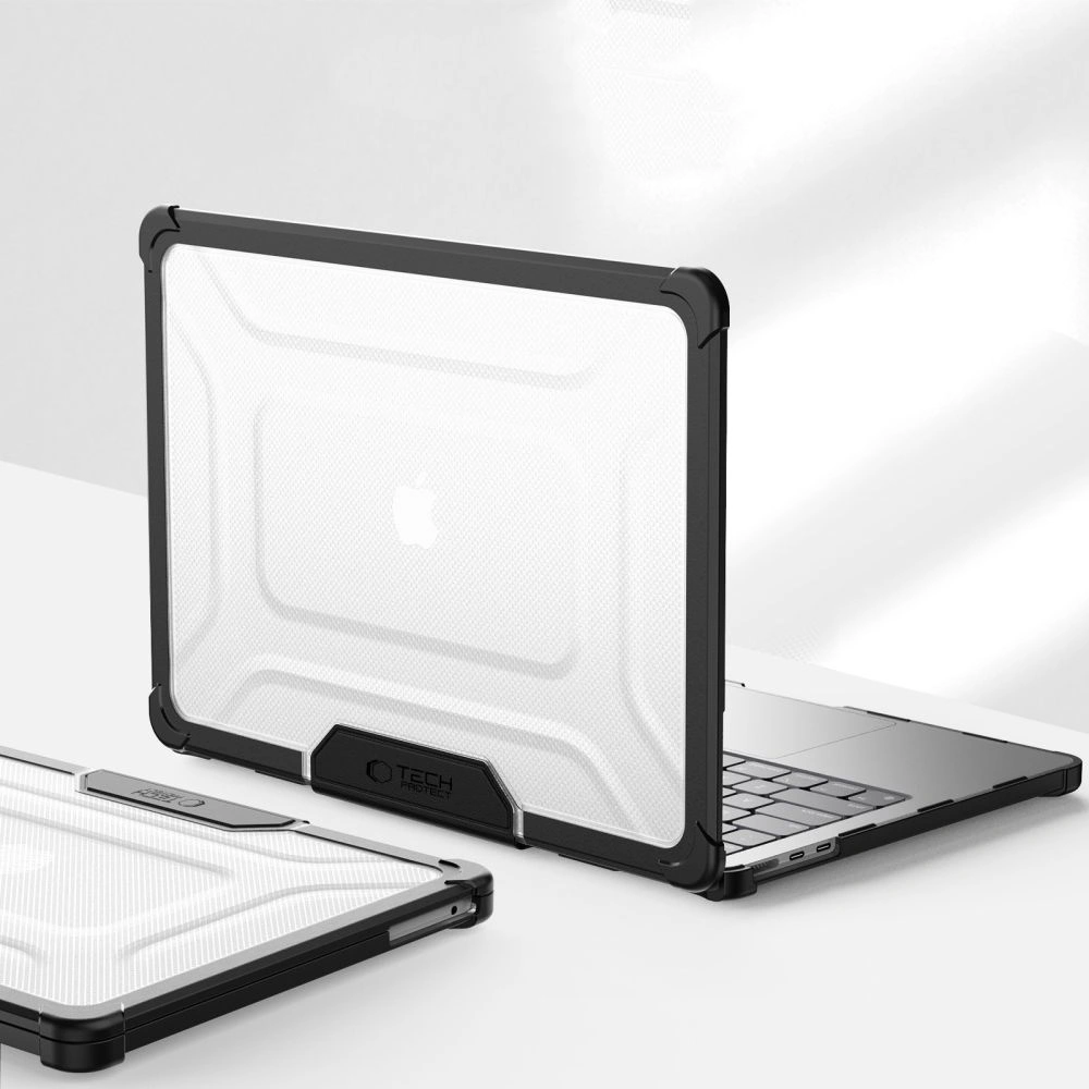 Etui Tech-Protect Smartshell Pro Apple MacBook Air 13” (M2/M3/M4) 2023-2025 Black/clear