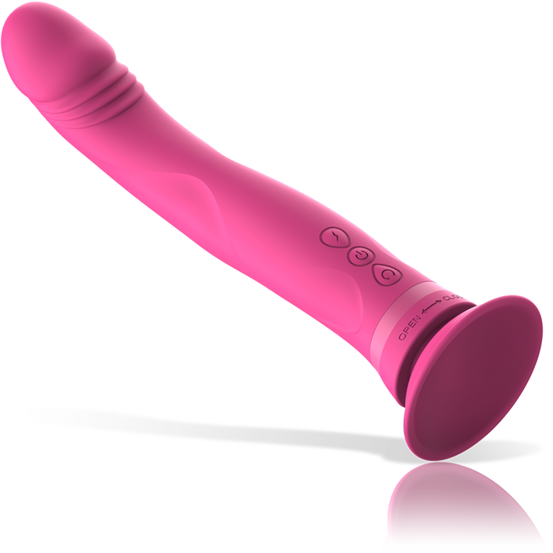 INTENSE - MICHELANGELO DILDO VIBRATOR SILICONE PINK