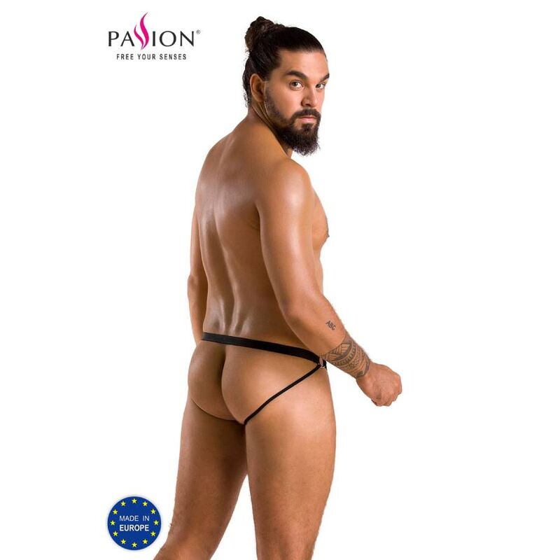 PASSION - 034 SLIP OPEN LUKE BLACK L/XL