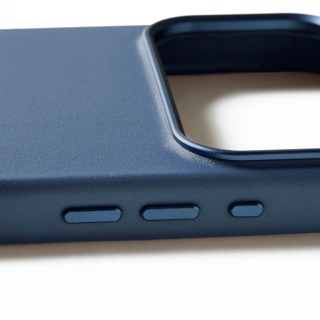 Etui Mujjo Leather Case do Apple iPhone 17 Pro Max MagSafe (monaco blue)