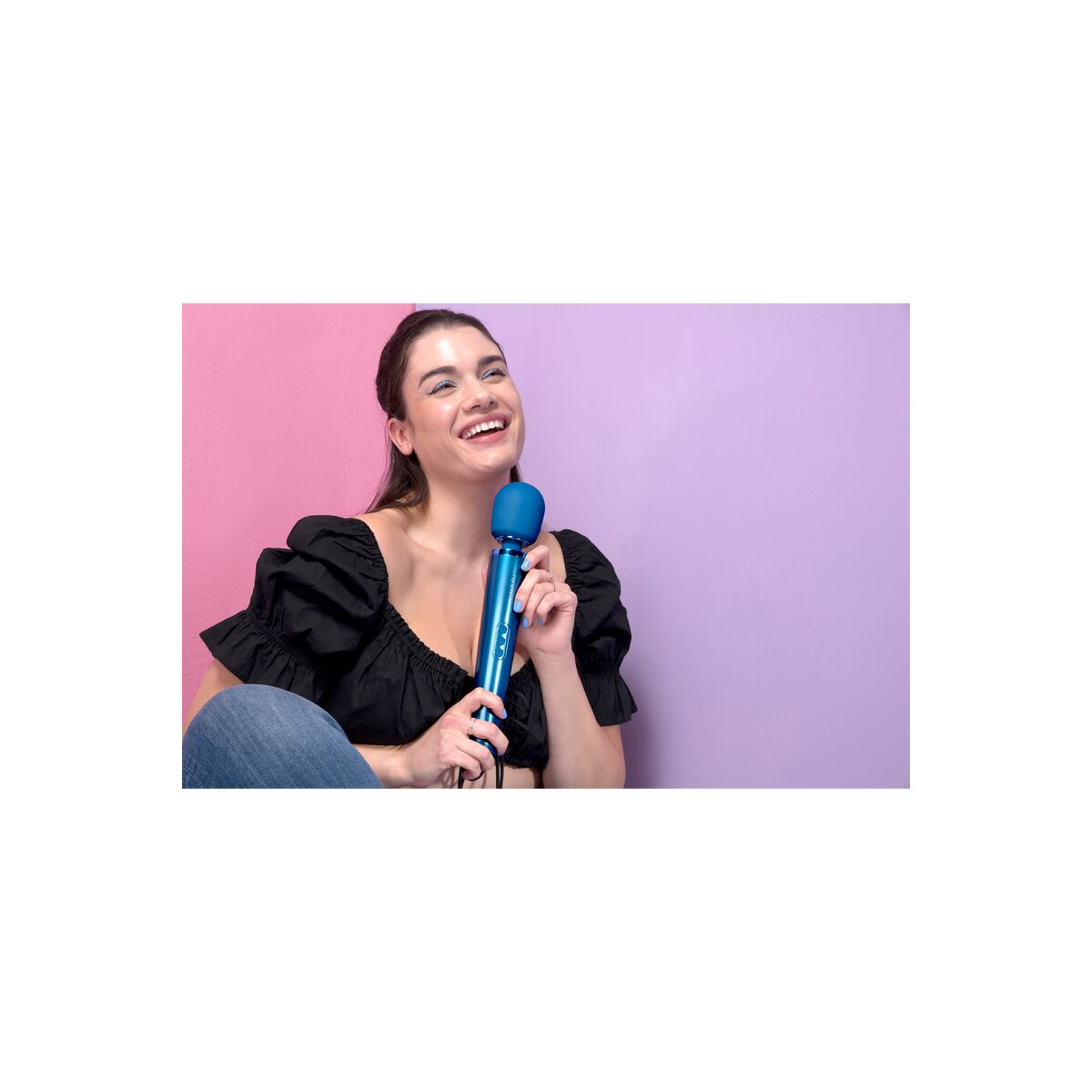 PalmPower-Recharge Wand Massager Le Wand Pacific Blue PalmPower-Recharge Wand Massager Le Wand Pacific Blue