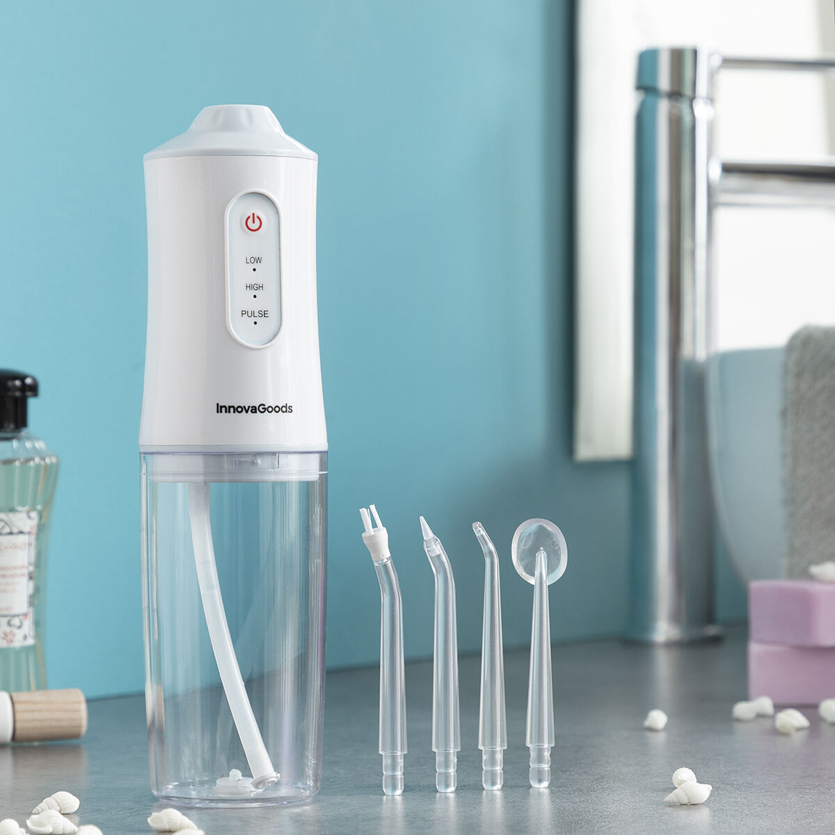 Portable Rechargeable Oral Irrigator Denter InnovaGoods Portable Rechargeable Oral Irrigator Denter InnovaGoods