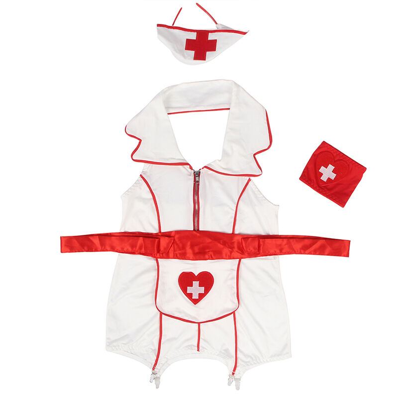 SUBBLIME - SEXY NURSE COSTUME DRESS S/M SUBBLIME - SEXY NURSE COSTUME DRESS S/M