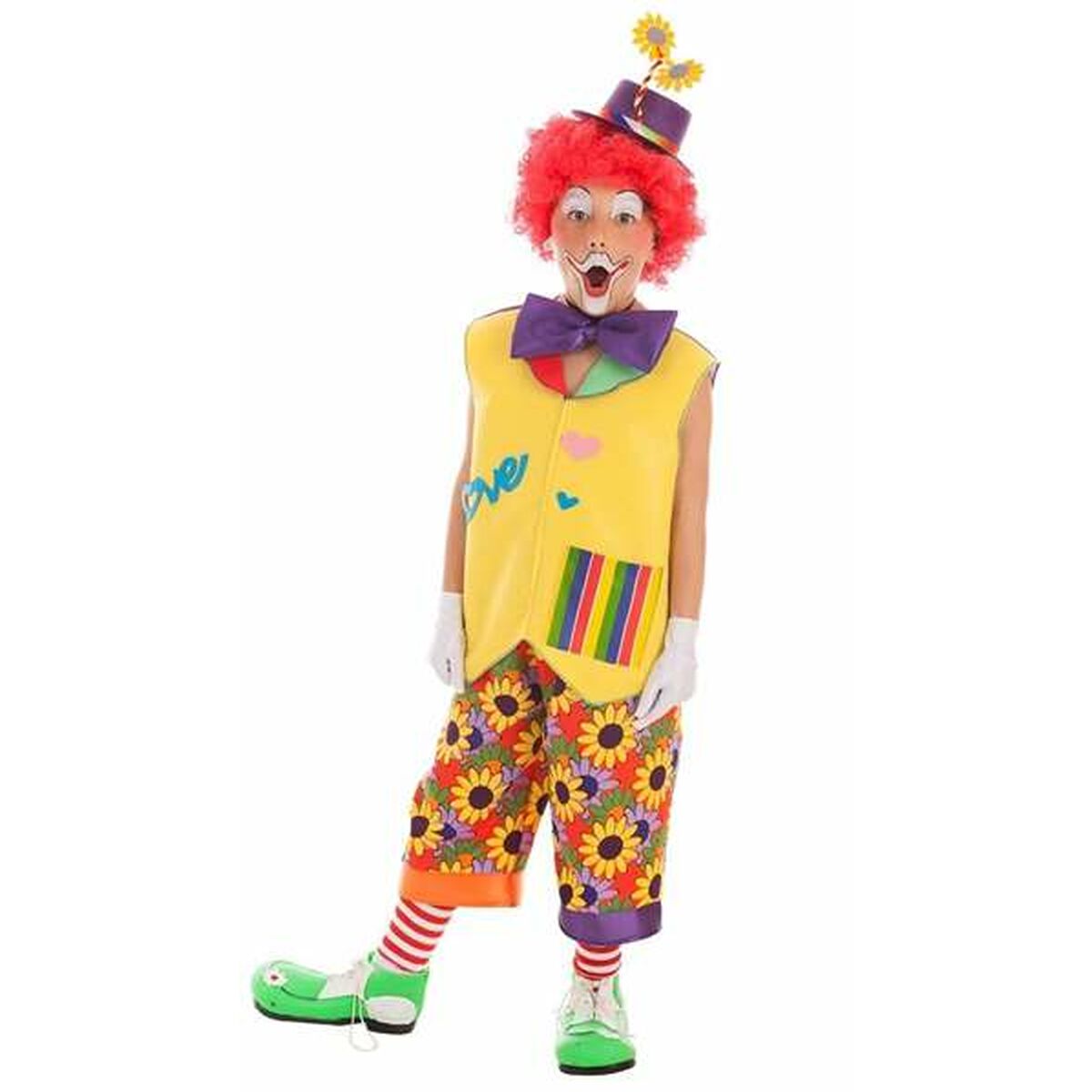 Costume for Children Love Male Clown