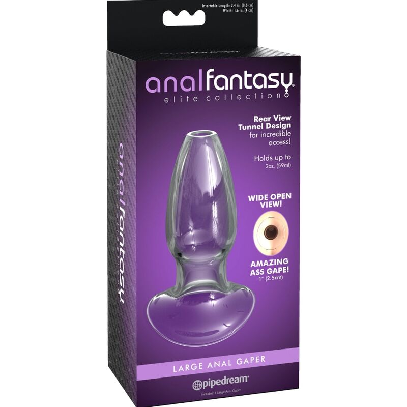 ANAL FANTASY ELITE COLLECTION - ANAL GAPER DILATOR GLASS SIZE M