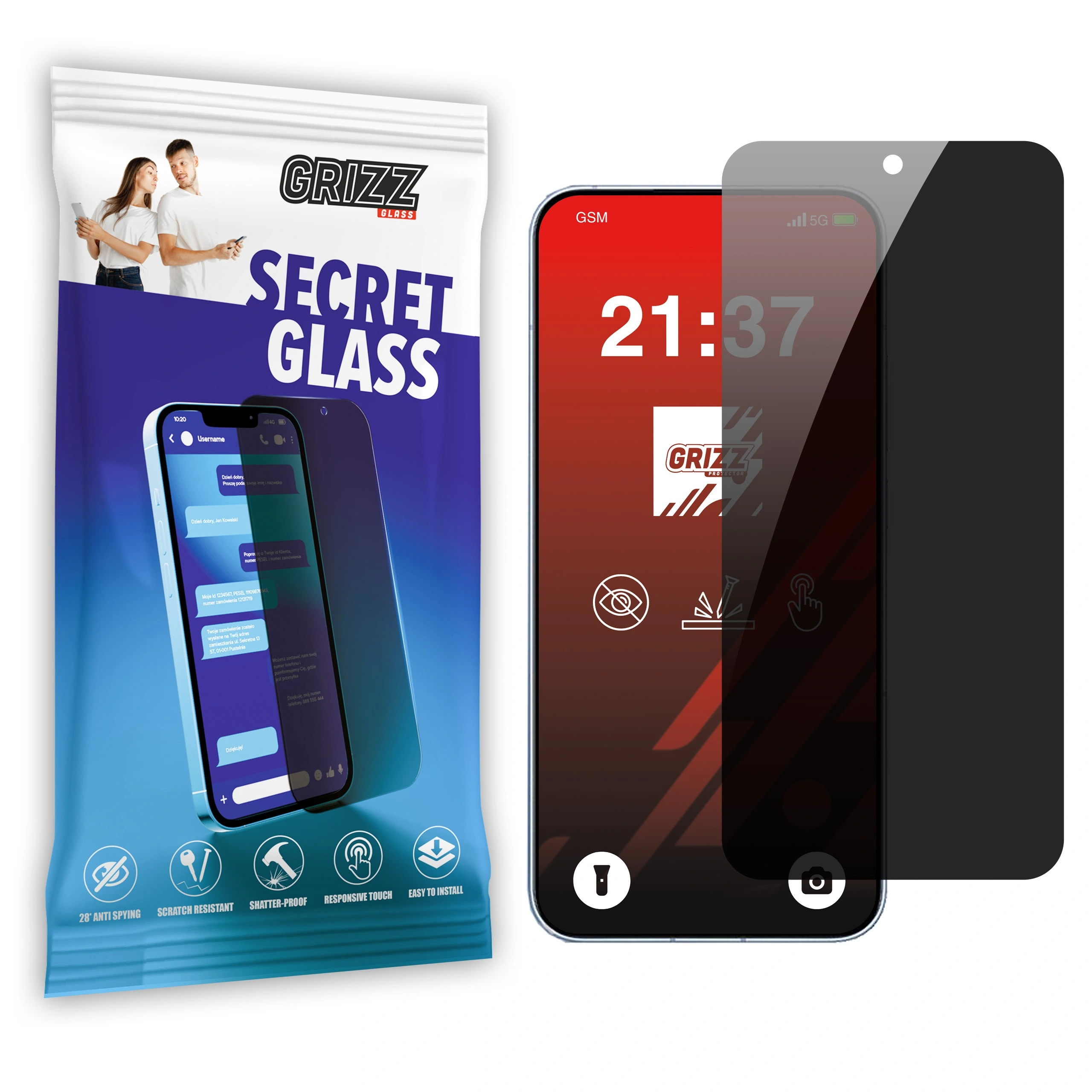 GrizzGlass SecretGlass Oppo Reno13