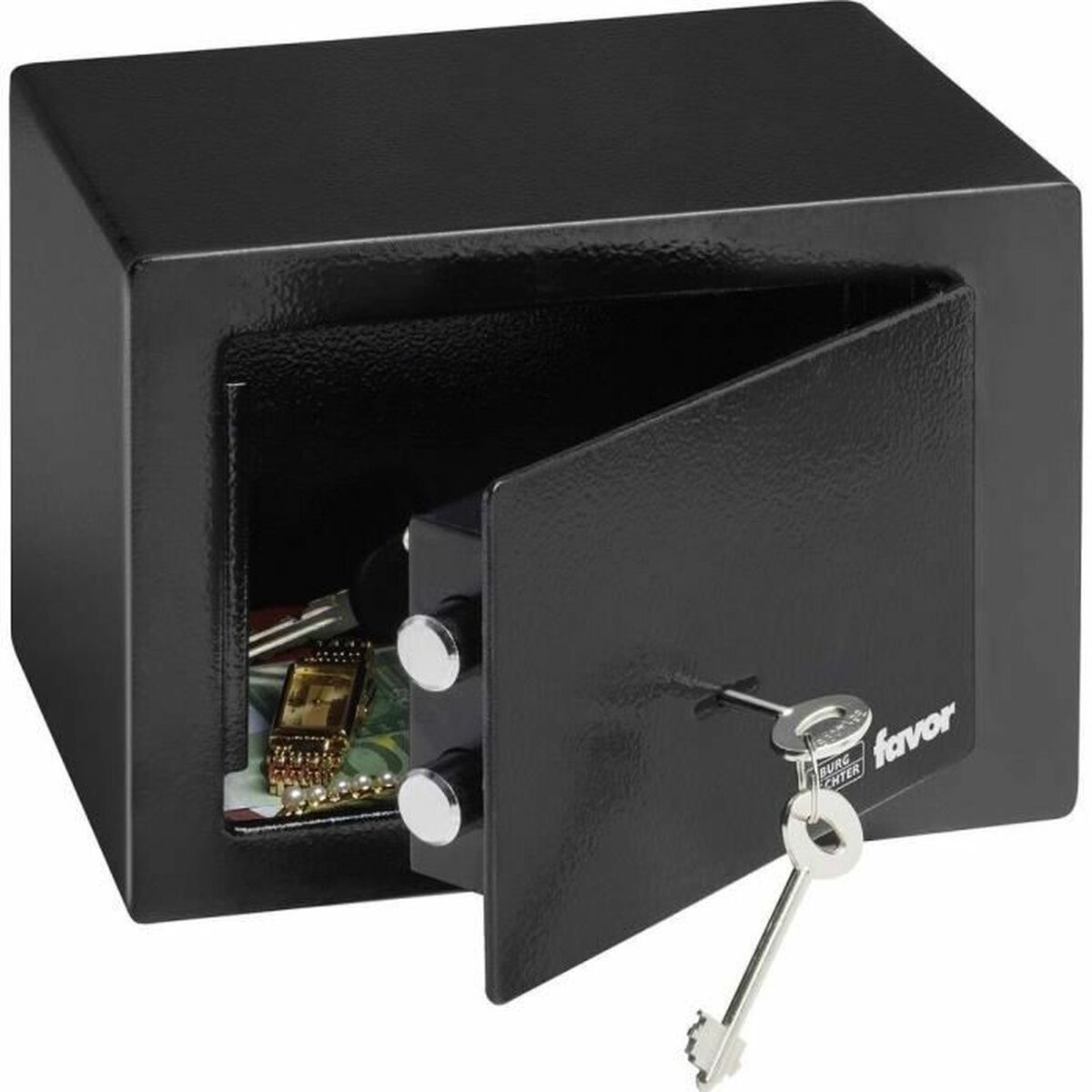 Safety-deposit box Burg-Wachter 17 x 23 x 17 cm Black Metal