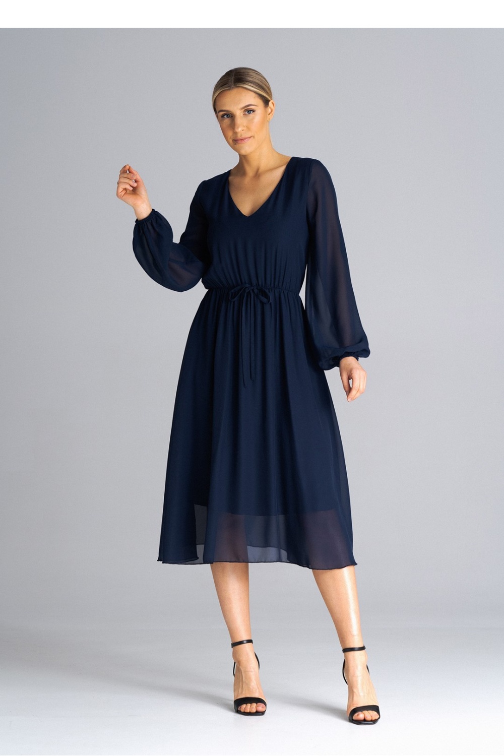 Daydress model 180861 Figl  navy blue