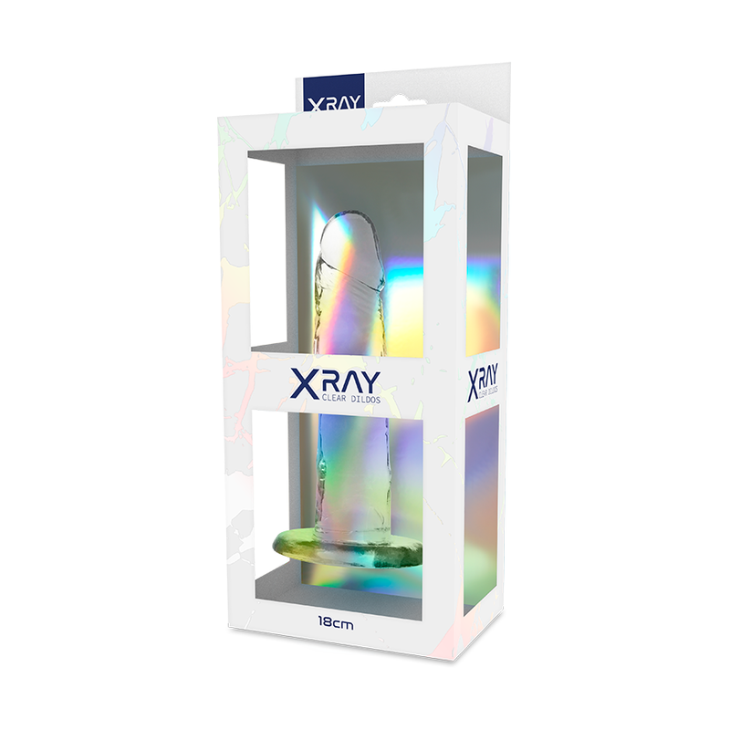 XRAY HARNESS + CLEAR COCK 18CM X 4CM