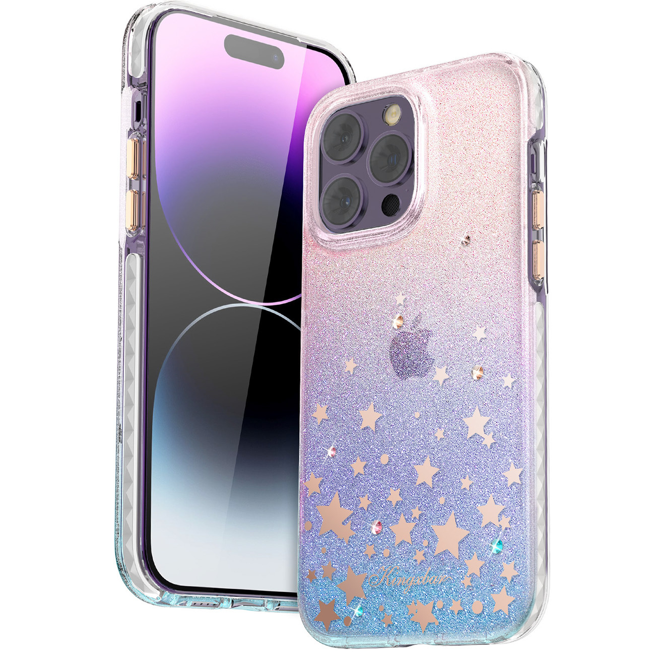Kingxbar Heart Star Apple iPhone 14 Plus zodiac
