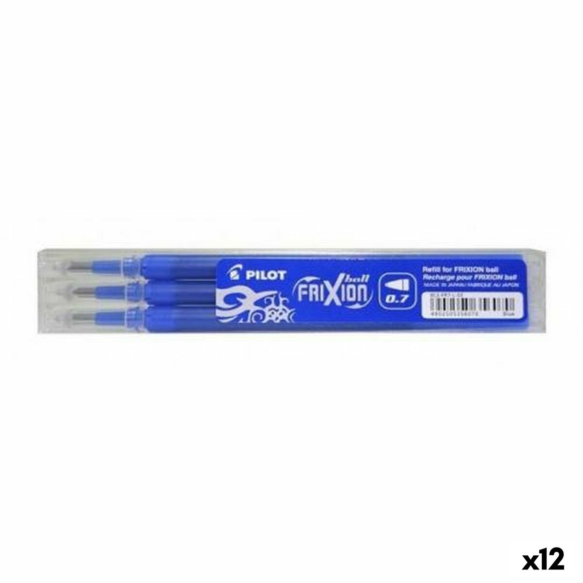 Set of spares Pilot Frixion 0,7 Pen 3 Pieces (12 Units)