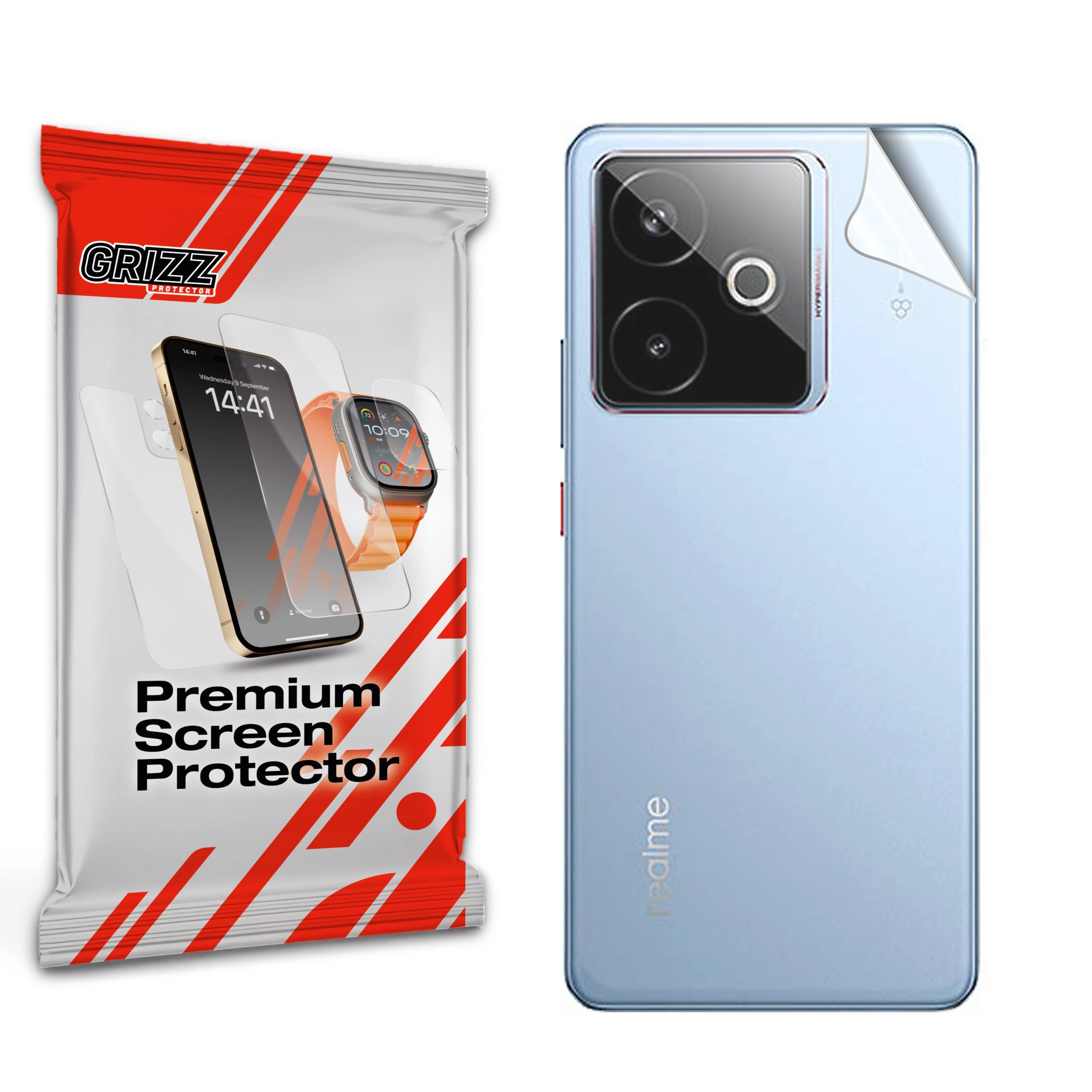 Folia na tył GrizzGlass SatinSkin do Realme GT7