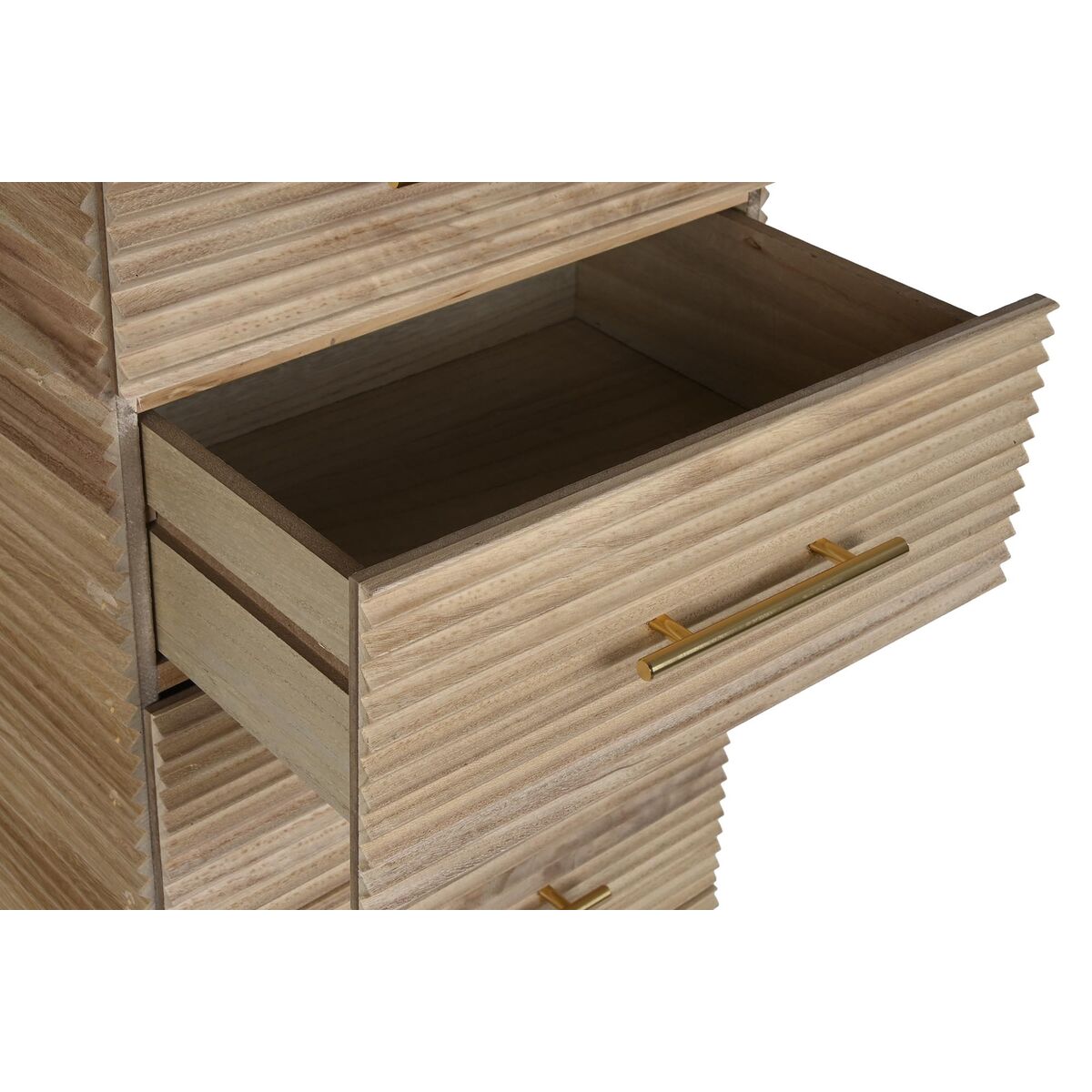 Chest of drawers DKD Home Decor Wood MDF Wood Golden Light brown Scandi 45 x 40 x 100 cm 42 x 40 x 100 cm